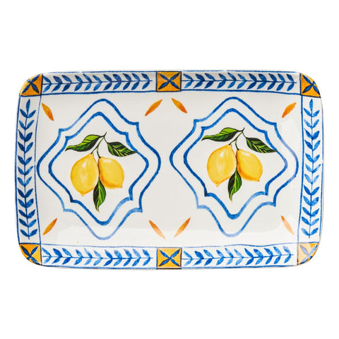 Ceramic Capri Coast Rectangular Tray