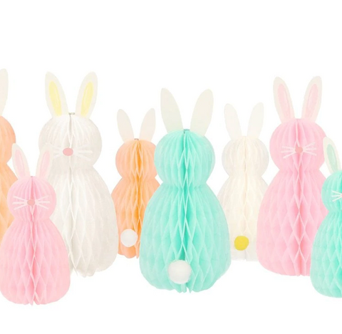 Honeycomb Spring Bunnies - Table Decor