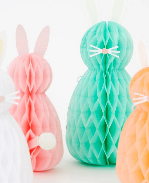 Honeycomb Spring Bunnies - Table Decor