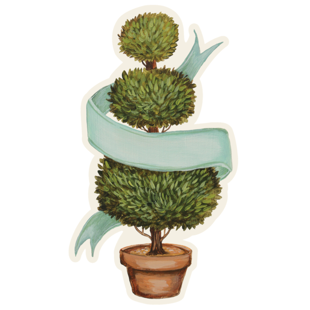 Topiary Table Accents 12/pk