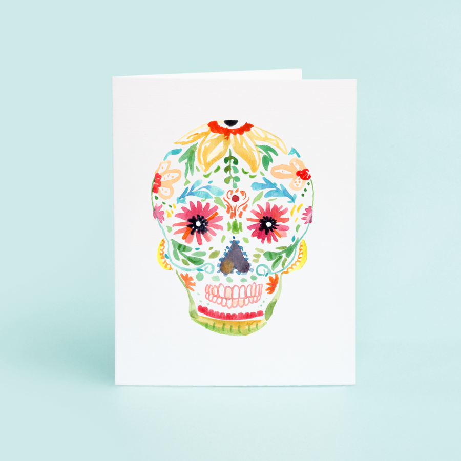 Sugar Skull Card
