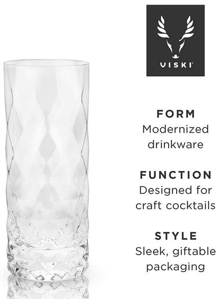 Gem Crystal Highball Glasses