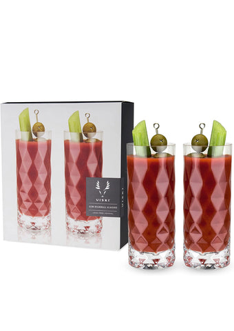 Gem Crystal Highball Glasses