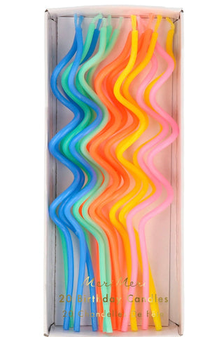Mixed Swirly Candles