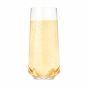 Faceted Crystal Stemless Champagne Flutes
