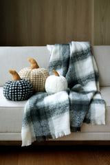 Medium  Faux Fur Pumpkin