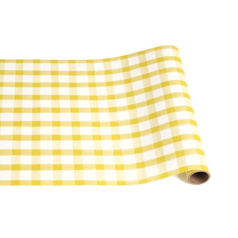 Yellow Check Runner 20"x25"