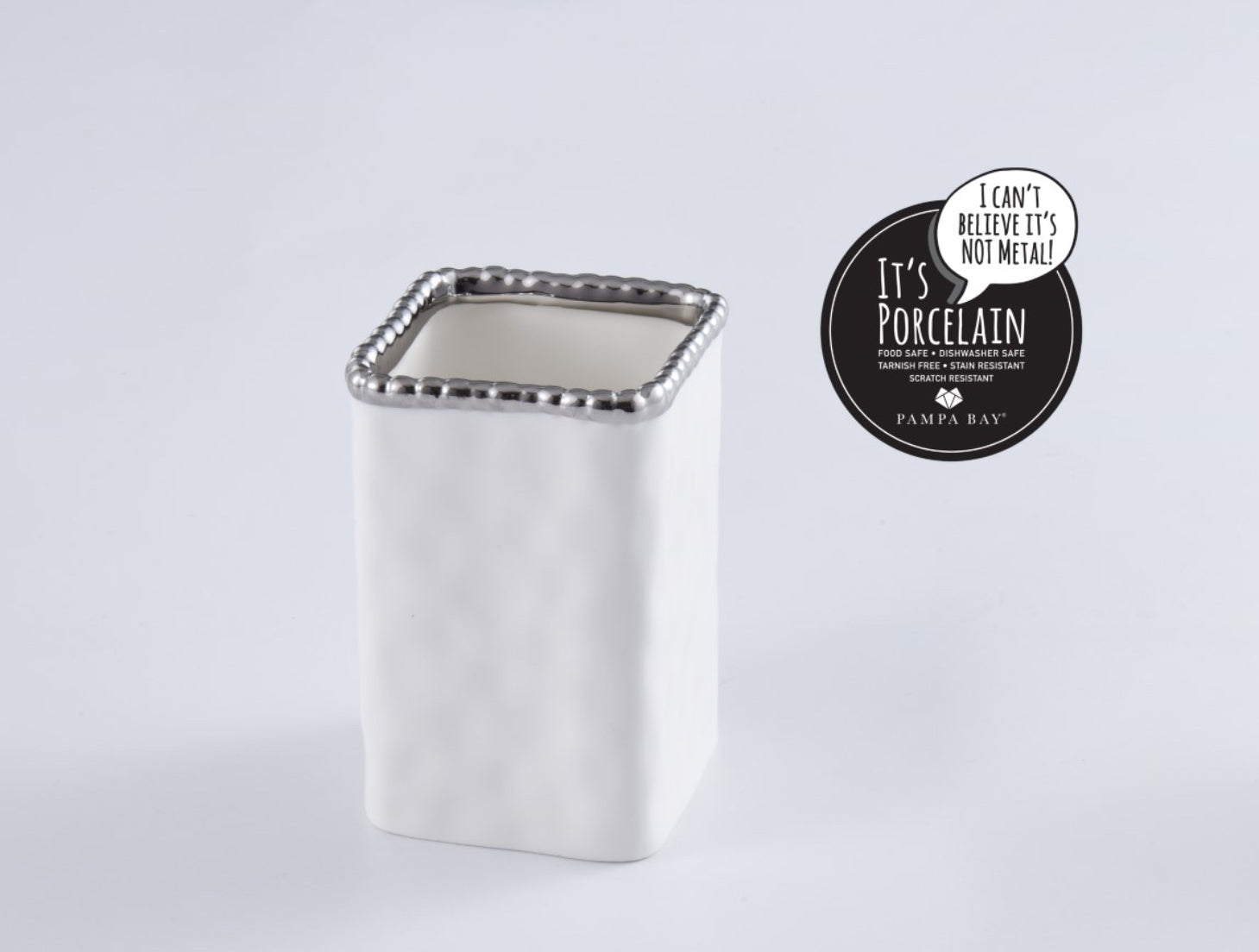 Toothbrush Holder w/ Silver Dots
